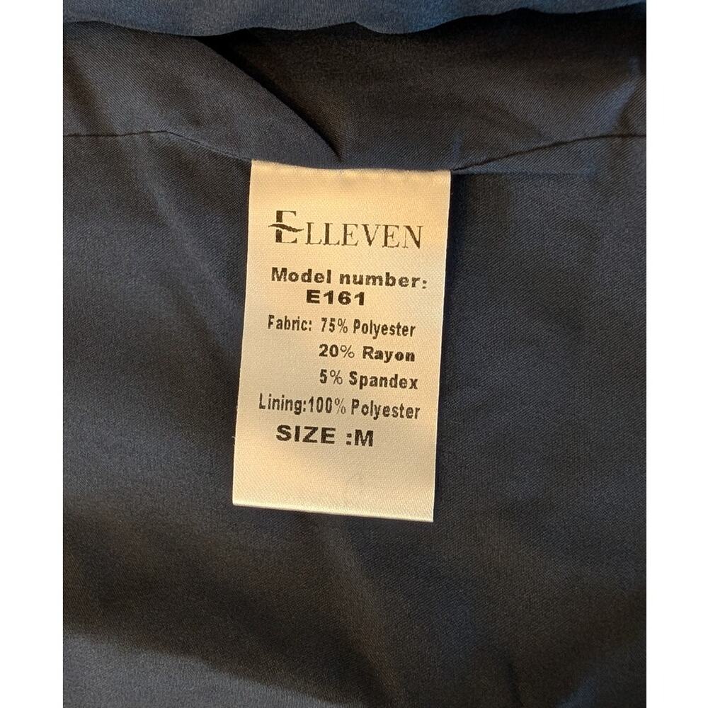 NEW Elleven Blue Tailored Blazer Medium NWT One Button Career Office Jacket - Picture 2 of 6